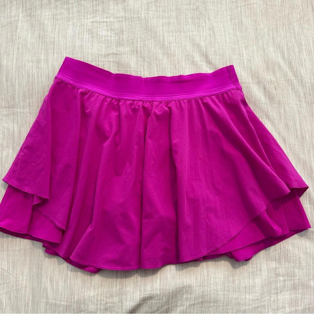 Lululemon Court Rival Perforated High Rise Tennis Skirt